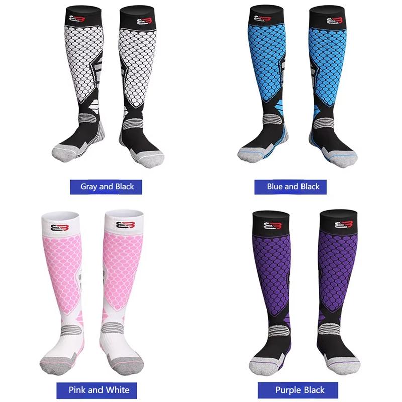 Neue Winter warme Skisocken Anti-Rutsch Verdickt Kompression Snowboard Socken Thermisch Feuchtigkeitsableitend Kniehoch Socken 2026