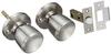 Waki Sangyo Door Knob Empty BS60 Stainless 60mm WR-102, Lock, Steel, Backset, DC-1