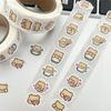 500Pcs/Roll Cute Round Seal Stickers Rolls Stickers Graffiti Luggage Stickers Toys