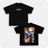 Jujutsu Kaisen Trend Explosion  Graphic Tshirt Man Summer Oversized Cotton Streetwear Tee Casual Japanese Cartoon Print Tops