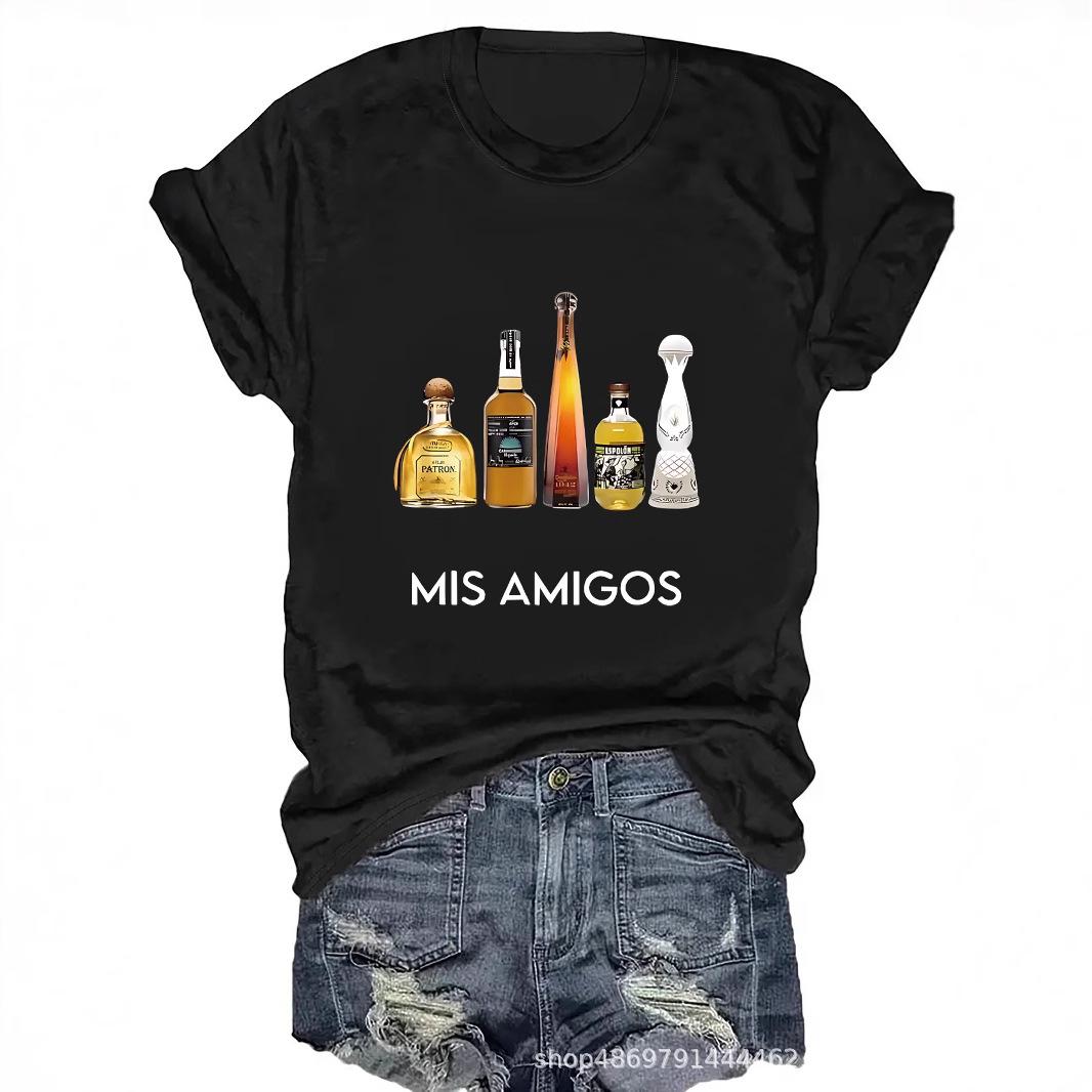 

Women s Round Neck Fashion T-Shirt for International Trade XXL червоний