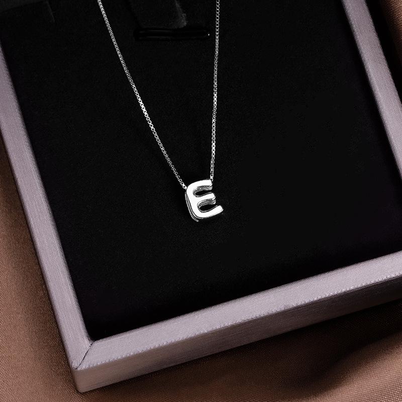 

Серебряное ожерелье с буквами алфавита Banyan Tree S925: Женская нишевая подвеска-цепочка на ключицу 2022 года для самостоятельной сборки. 925 Silver