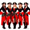 Kostium piracki dla kobiet w rozmiarach plus, S-3XL - Styl europejski i amerykański, Seksowny strój cosplay na Halloween