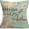 American Retro Printed Linen Pillowcase Living Room Sofa Office Pillow Car Cushion Cover