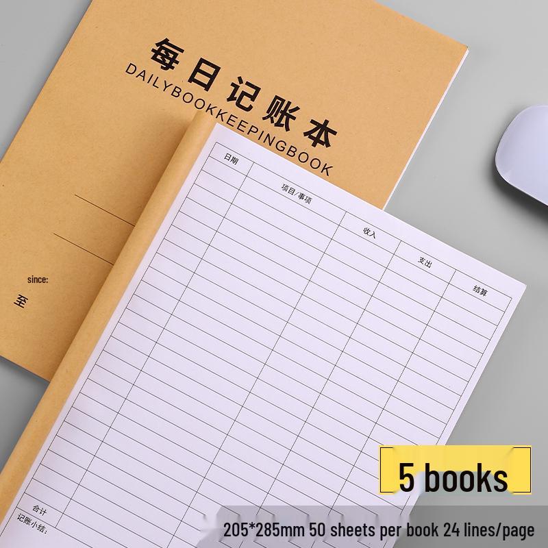 Daily Business & Inventory Ledger for Restaurant and Supermarket