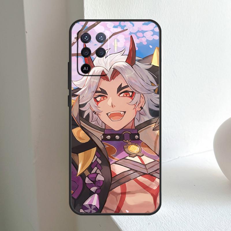 Genshin Impact Arataki Itto For OPPO A78 A98 A18 A38 A58 A5 A6 Pro A15 A17 A57 A16 A76 A96 A54 A74 A94 A40 A60 A80 Case