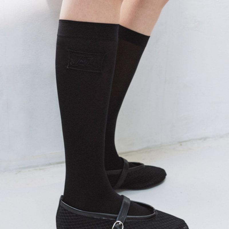 THETIS LACE Label SEMI-STOCKING SOCKS_TT5W703BK