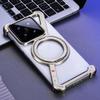 Z Alakú Fém Keret Magsafe Telefontok Xiaomi 14 15 Pro Ultra Számára Alumínium Ötvözet Keret Nélküli 360°-os Mágneses Tartó Ütésálló Borító