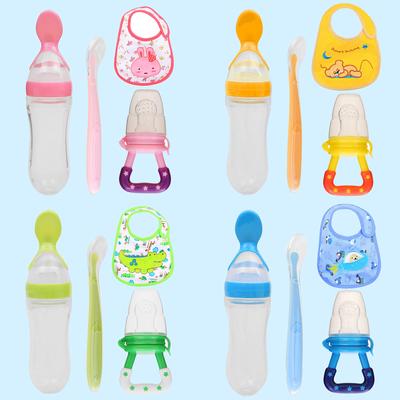 baby cereal feeder with plunger