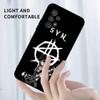 A- Cover per Telefono Avenged Sevenfold Per Samsung S25,S24,S23,S22,S21,S20,S10,Ultra,Plus,Lite,FE,Cover Nera in Morbido Silicone