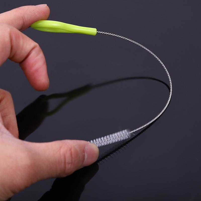 5/10 Buc. Instrument de Curățare Perie Tub de Aspirație Oțel Inoxidabil Perie Păr Moale Perie Curățare Biberon Cană Apă Bebeluș Tub Nailon Pai Sticlă