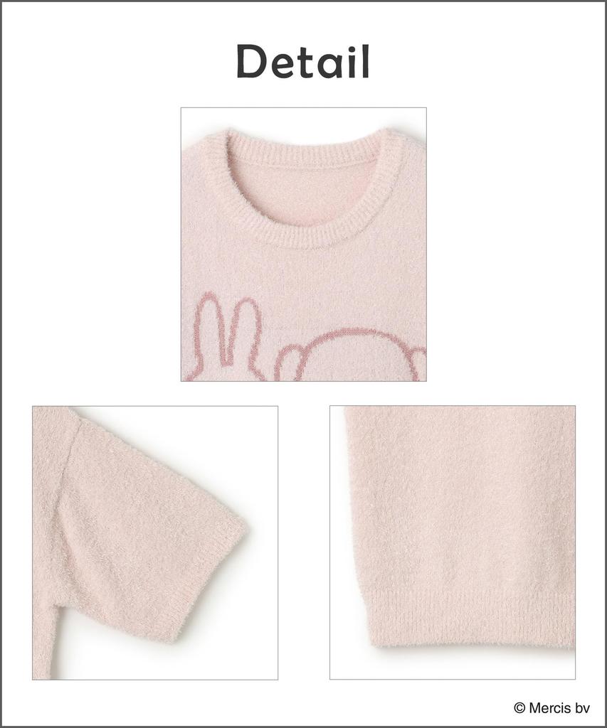 Lafuku Miffy Fluffy Short Pants Sold Size M Women's Pajamas, Sleeves, Loungewear, Separately, Pink,