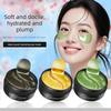Collagen Gel Hydrating Eye Mask for Dark Circles Puffiness, Natural Seaweed Hydrating Undereye Gel Pads Anti Aging Eye Masks Cooling Eye Pads