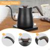 Gooseneck Electric Kettle Water Boiler Gift Quick Heating Temperature Display Pour Over