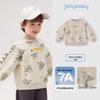 JELLYBABY Boys' 3D Dinosaur Print Pullover Sweatshirt