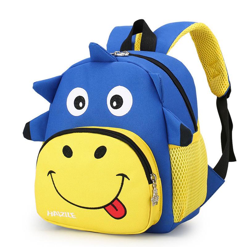 Cute Cartoon Nylon Kids Backpack For Ages 3-7 Breathable And Durable Design