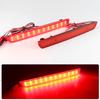 2PCS LED Rear Bumper Reflector Brake Lights Canbus For Mazda3 2004-2009 Speed3 2007-2009 Red/Smoked Lens Tail Stop Warning Lamps