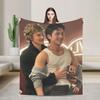 Heated Rivalry Shane and Ilya Blanket Soft Throw Blanket Autumn Boy Girl Bedroom Travel Car Bedspread