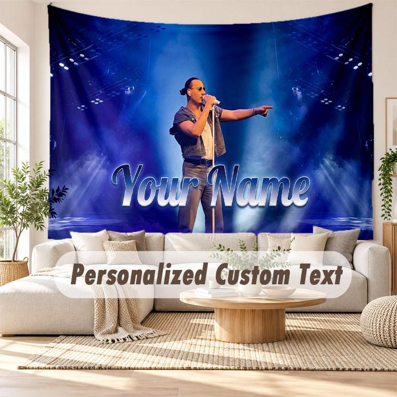 Custom Name Wall Hanging Tapestry,Apache 207 Decorative Backdrop Tapestry For Dorm Home