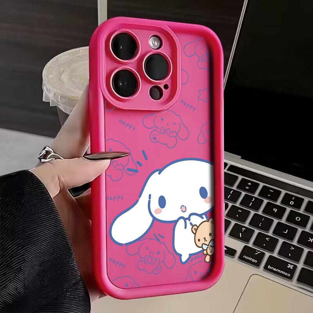 Sanrio New Cinnamoroll Phone Case For IPhone 16 15 14 13 12 11 Pro Max Mini XR XS X 7 8 Plus Soft TPU Back Cover