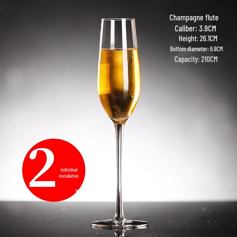 Crystal Champagne Flutes Set