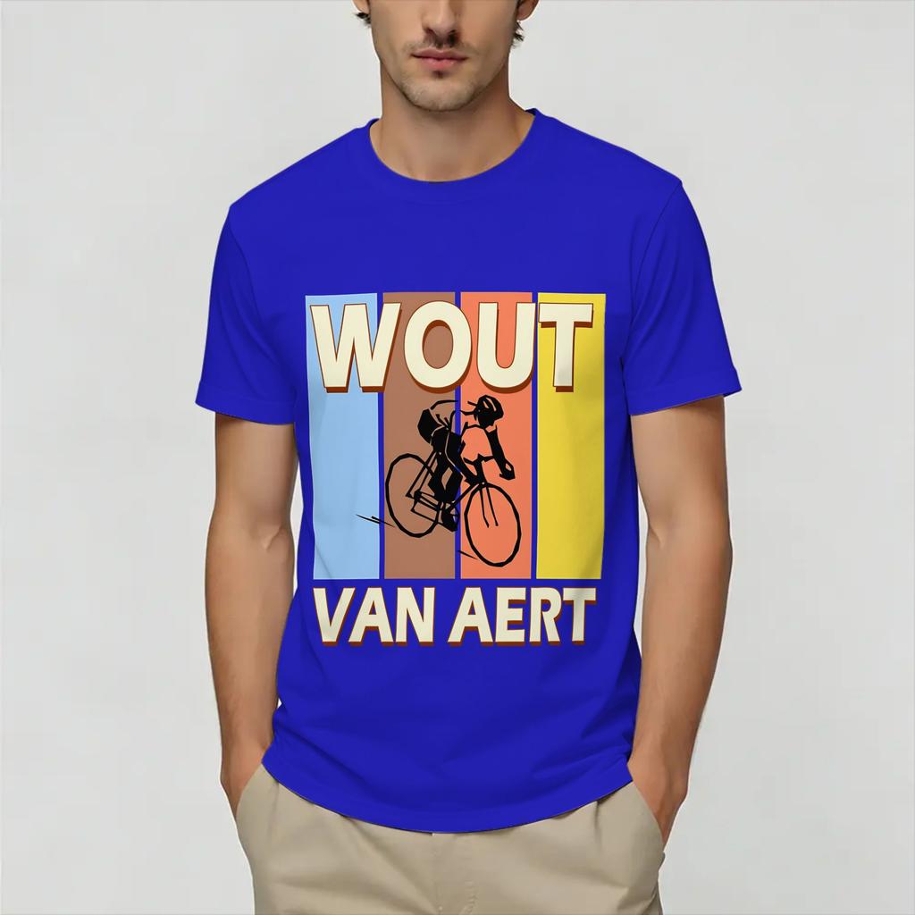 Streetwear T-Shirt Sommer Wout Van Aert Beliebte T-Shirts 100% Baumwolle T-Shirt Für Unisex Großartiges Günstiges Druck Kurzarm Oberteile