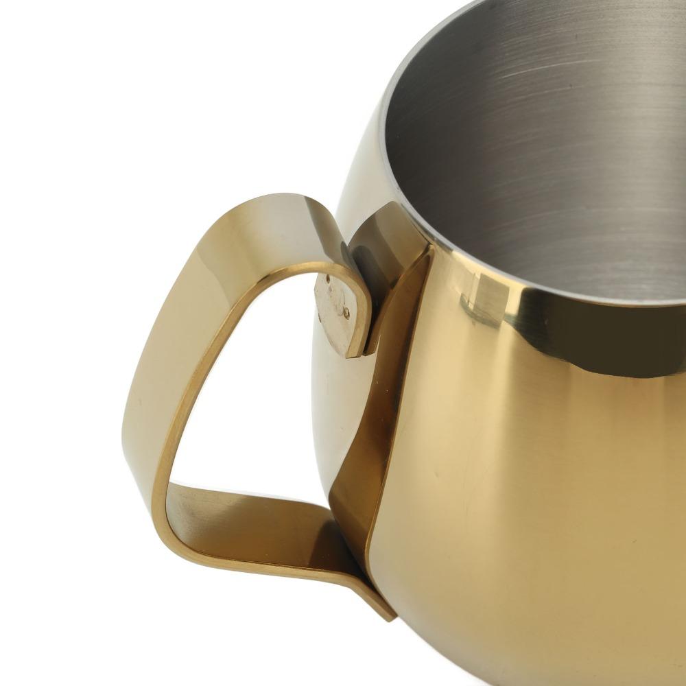 Stainless Steel Cappuccino Pitcher 300ml Capacity Stainless Steel Milk Jug  Latte Art