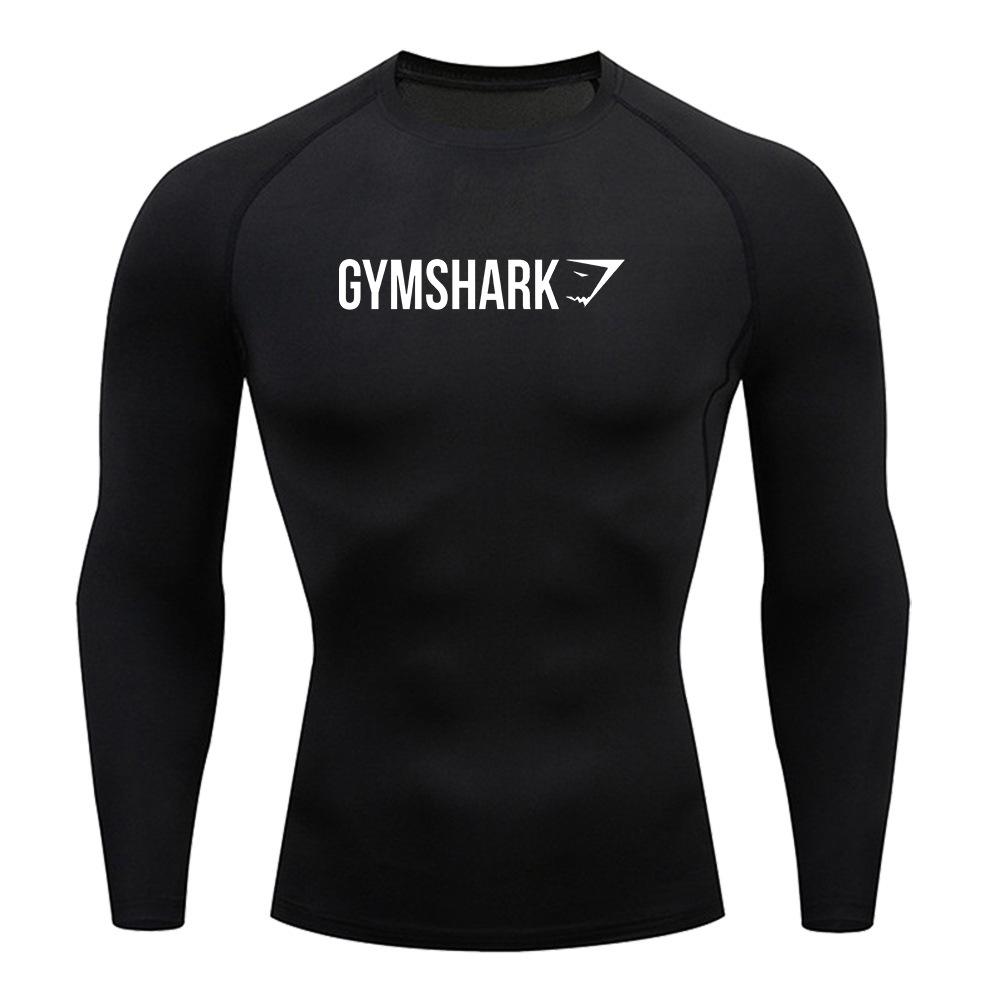 GYMSHARK Men s Quick-Dry Compression Long-Sleeve Training Top Large