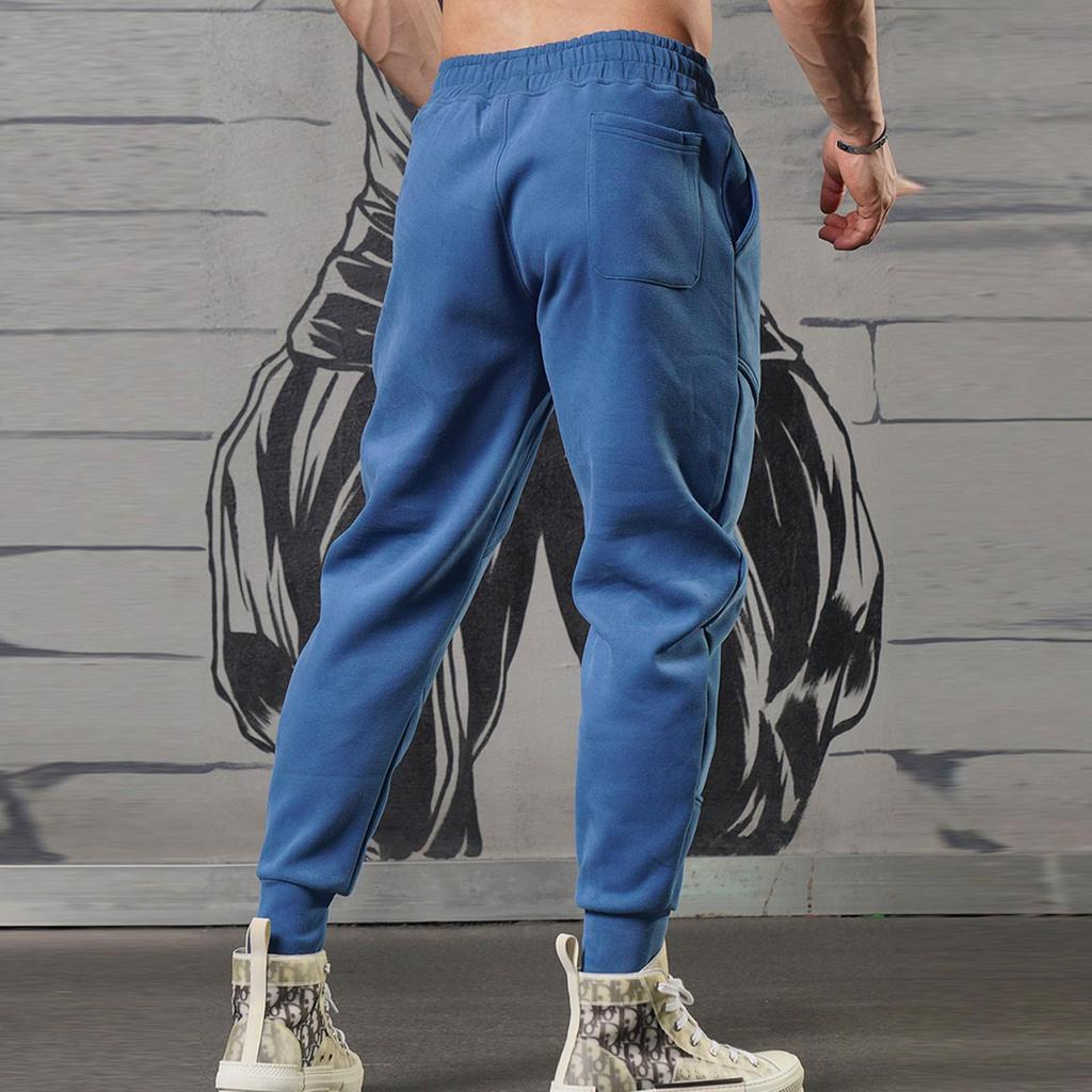 Casual Sports Pants Men's Loose Leggings Long Panel Fitness Running Training Pants