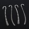 10pcs Vintage DIY Bookmark Charms Flower Antique Silver Plated Zinc Alloy Charms Pendant for Bookmarks Metal Jewelry Accessories