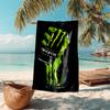 Beweis Strandtuch mit Monster Energy LOGO Muster - weich, saugfähig, schnelltrocknend, maschinenwaschbar - perfekt zum Schwimmen, Camping, Baden