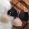 FINETOO Frauen Sexy Französisch stil bh Dreieckige tasse Push-Up Bh Weibliche Unsichtbare Bhs Unterwäsche Bralette Ab Cup Mädchen