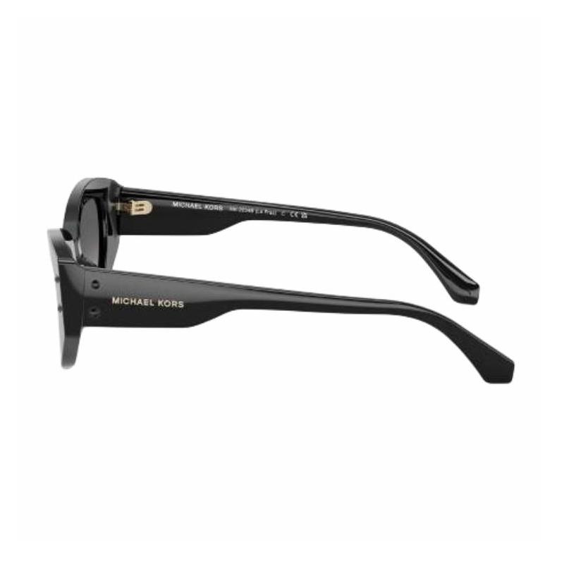 Michael Kors Mirror Logo Acetate Irregular Sunglasses Women's Black