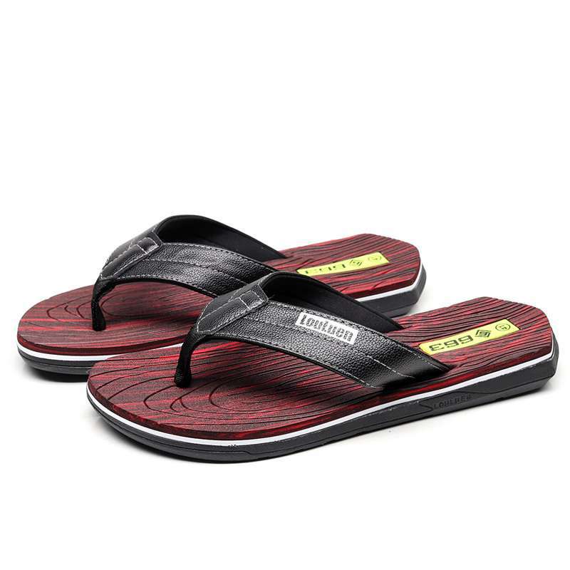 

Летние новые шлепанцы мужские корейская версия тренд уличные крутые тапочки нескользящие сандалии на толстой подошве персонализированные тапочки мужские 37