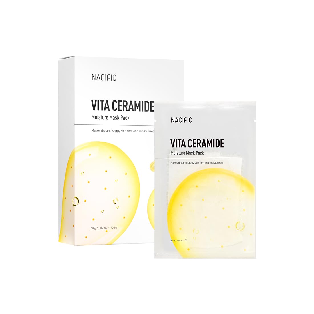 

Vita Ceramide Moisture Mask Pack [NACIFIC Official] (10 sheets)