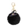 Fluffy Halloween Plush Keychain Cartoon Bag Charm Handbag Charm Car Keyring  Backpack Decor