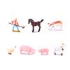 DIY Plastic Animal Decorations Farmers Horses Cows Ducks Piglets Goats