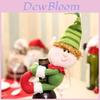 Christmas Santa And Snowman Bottle Covers Set With Handmade Fabric For Bar And Restaurant Decor