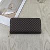 Vintage European & American Women's Long Wallet with Multi-Card Slots and Large Zippered Storage