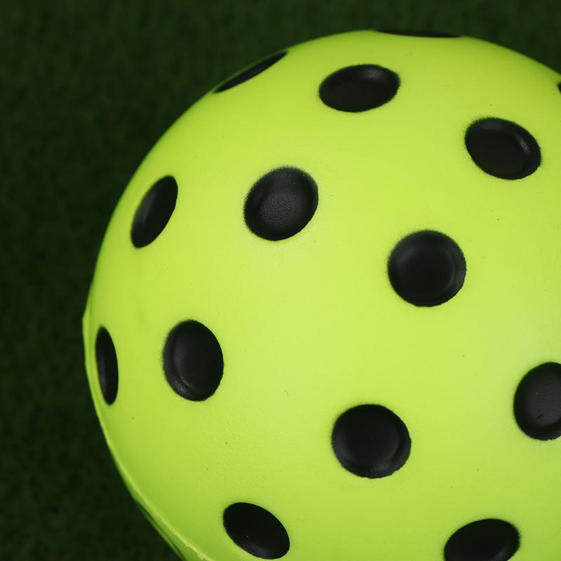 1/3Pcs Durable Indoor Pickleball Balls 74Mm Training Paddle Ball Pu Foam Pickleball Soft Silent For Competition And Practice