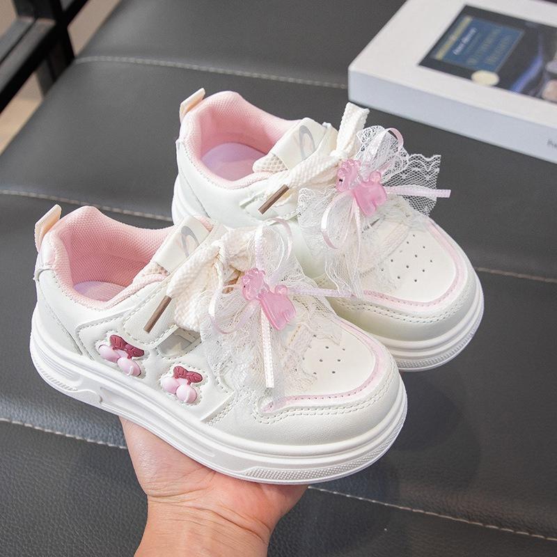 

Anti-slip Sports Shoes - New Style Girls Shoes with Soft Sole Plates 26 розовый