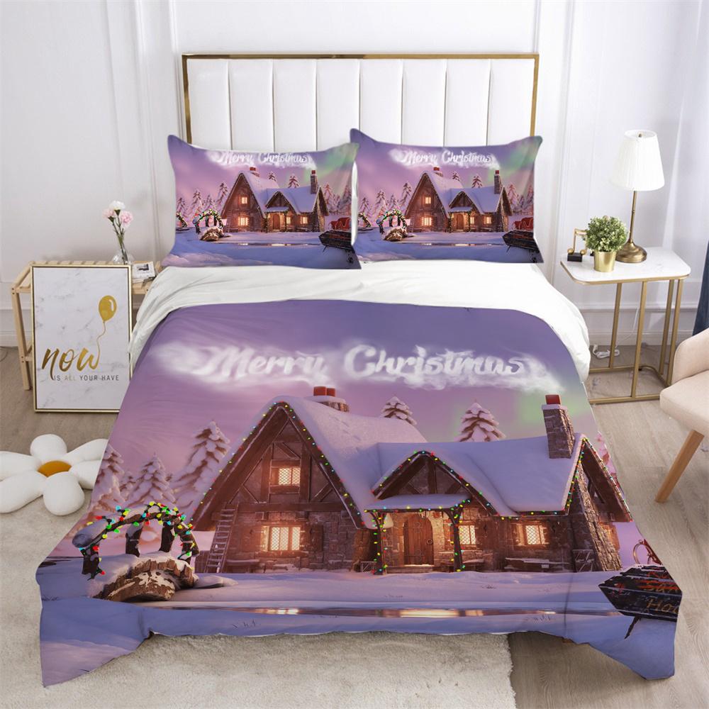 Duvet Cover Merry Christmas Home Bedspreads King Size Comforter Cover Lovely Bedding Suits Children Bedding Sets