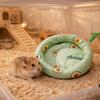Breathable Hamster Nest Mat Round Cooling Hamster Bed Pet Supplies Pet Sleeping Mat  Pet Habitat