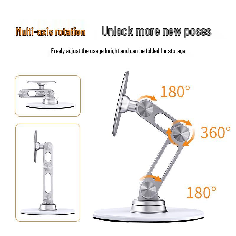 2026 Boneruy Aluminum Alloy Rotating Magnetic Desktop Stand