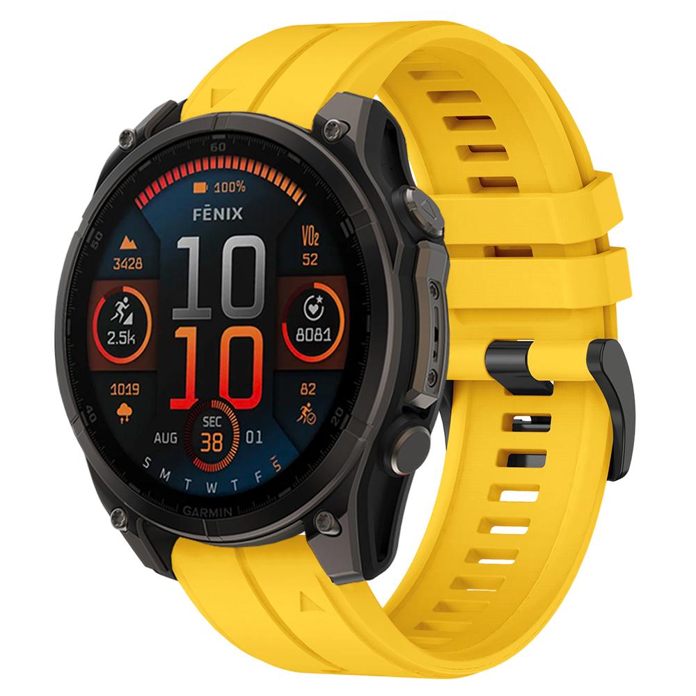 Silicone Band Compatible for Garmin Fenix 8 Soft Breathable 26/22/20mm Wristband for Garmin Fenix E / Approach S50/Descent G2