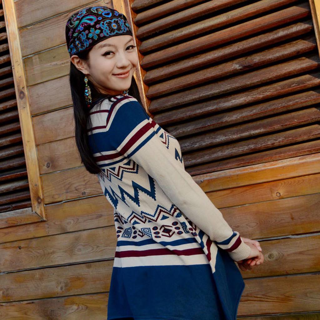 Ženy Mexický styl Etnické Vintage Výšivka Květiny Bandány Červený tisk Klobouk