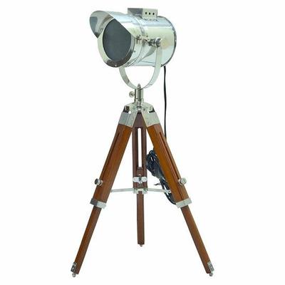 Holofote Náutico, Candeeiro de Chão, Candeeiro de Mesa Designer Marrom Cap Lamp Luz de Decoração para Salas de Estar, Decoração de Escritório 71,12 Cm