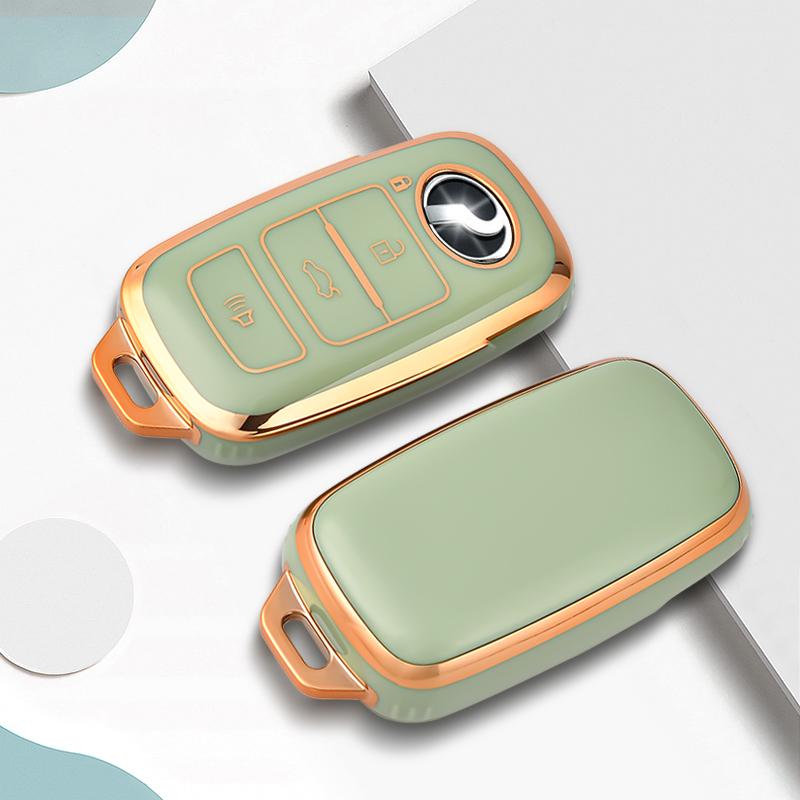 4 Buttons Key Fob Cover For Toyota Perodua Key Case Cover Car Key Protection Smart Remote Tpu Car Key Case Bag 8 Colors