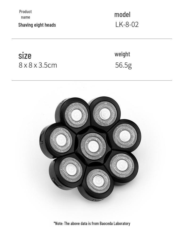 Lico Nine-Blade Spare Blade Hair Clipper for Bald Heads