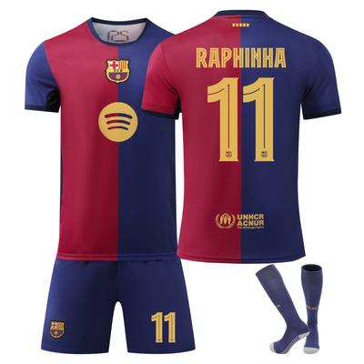 Barcellona Raphinha Maglia da Calcio per Bambini Attrezzatura Sportiva YSHT Blu